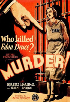 poster Alfred Hitchcock - Mord - Sir John greift ein!