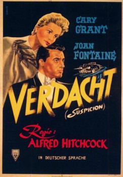 poster Alfred Hitchcock - Verdacht