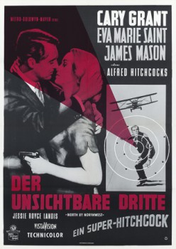 poster Alfred Hitchcock - Der unsichtbare Dritte