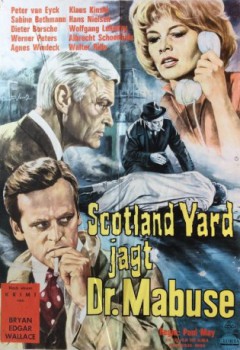 poster Dr. Mabuse: Scotland Yard jagt Dr. Mabuse