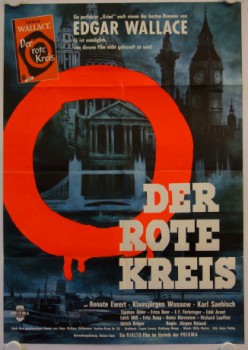 poster Edgar Wallace - Der rote Kreis