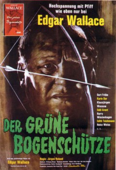 poster Edgar Wallace - Der grüne Bogenschütze