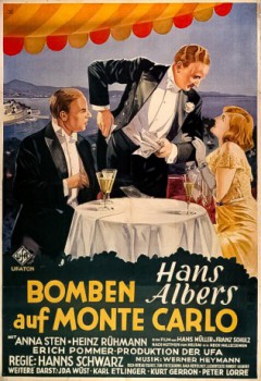 poster Heinz Rühmann - Bomben auf Monte Carlo