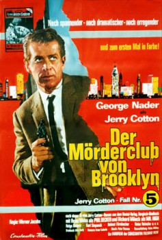 poster Jerry Cotton - Der Mörderclub von Brooklyn