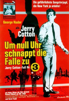 poster Jerry Cotton - Um Null Uhr schnappt die Falle zu