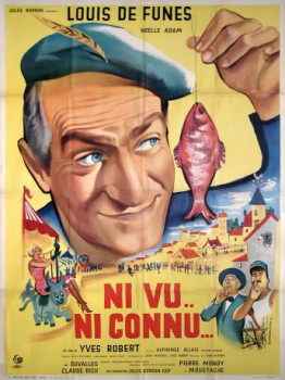 poster Louis de Funes - Fisch oder Fleisch