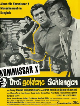 poster Kommissar X - Drei goldene Schlangen