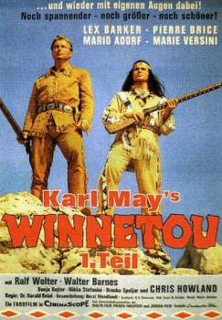 poster Karl May - Winnetou und sein Freund Old Firehand