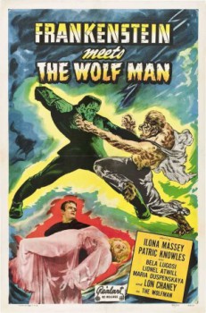 poster Frankenstein trifft den Wolfsmenschen