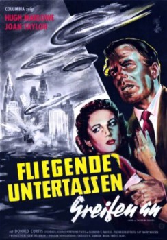 poster Fliegende Untertassen greifen an