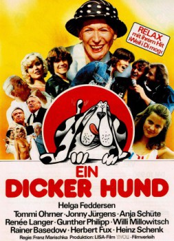 poster Ein dicker Hund