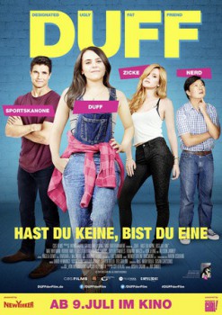 poster DUFF: Hast du keine, bist du eine