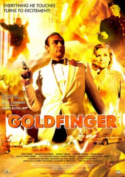 poster James Bond 007 - Goldfinger