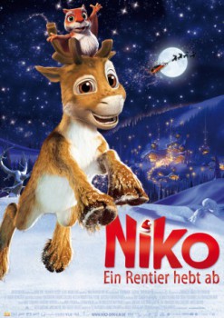 poster Niko - Ein Rentier hebt ab