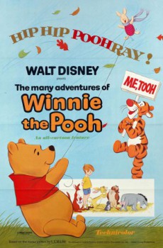 poster Winnie Puuh - Die vielen Abenteuer von Winnie Puuh