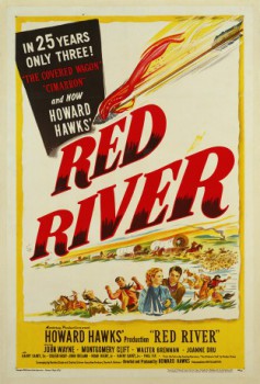 poster John Wayne - Red River