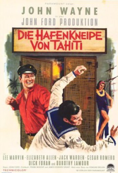 poster John Wayne - Die Hafenkneipe von Tahiti